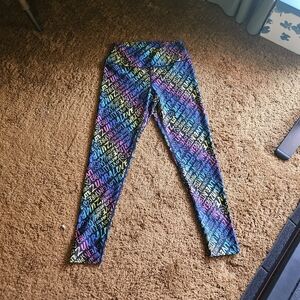 Colorful Zumba Leggings Rainbow Pride